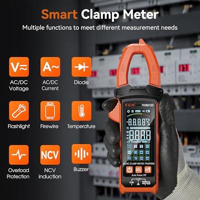 Etekcity Digital Multimeter Voltmeter Tester TRMS 6000 Counts, AC DC  Current Voltage Meter, Amp, Ohm, Diode, Capacitance, Frequency,  Temperature, NCV