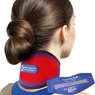  BLABOK Neck Brace for Sleeping - Cervical Collar Relief Neck  Pain and Neck Support Soft Foam Wraps Keep Vertebrae Stable for Relief of  Cervical Spine Pressure for Women & Men Pink(15.8-18.1