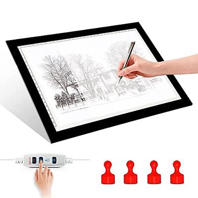 A4 Ultra-Thin Portable LED tracing Light Box Dimmable Brightness LED Art  Tracing Pad for Artist Drawing Sketching Animation Stencilling and 5d  Diamond Painting (Black, A4)