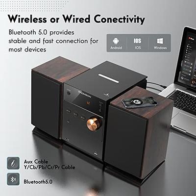 Stereo System for Home with Bluetooth, Micro HiFi CD Player