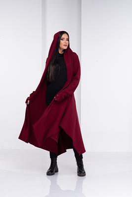 TOONRAIN Womens Little Red Velvet Riding Hood Cape