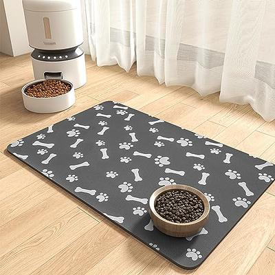 Pet Feeding Mat-Absorbent Dog Food Mat-Dog Mat for Food and Water