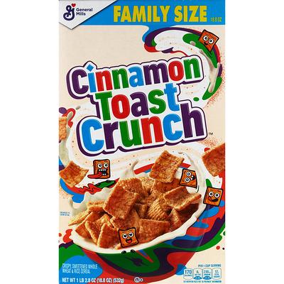 Cap'n Crunch Peanut Butter Crunch Family Size Cereal - 18.8oz : Target