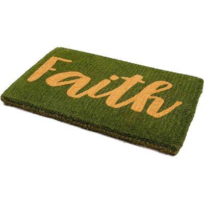 J&V Textiles No Place Like Home Outdoor Rubber Doormat 18 x 30