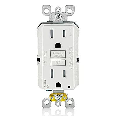 Leviton SmartlockPro 20 amps 125 V Duplex White GFCI Outlet 5-20R 1 pk -  Ace Hardware