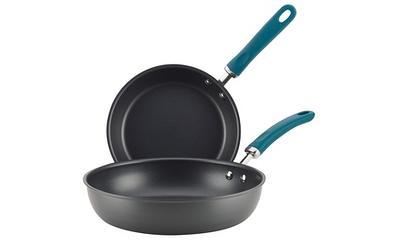 Rachael Ray Create Delicious Nonstick Deep Skillets - Teal, 2 pc