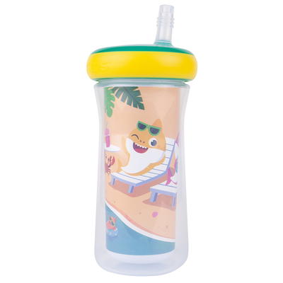 The First Years 9oz Insulated Cocomelon Portable Straw Cup - 2pk 2