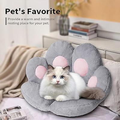 Ditucu Cat Paw Cushion Kawaii Chair Cushions 31.4 x 27.5 inch Cute Stuff Seat Pad Comfy Lazy Sofa Office Floor Pillow for Gaming Chairs Room Decor