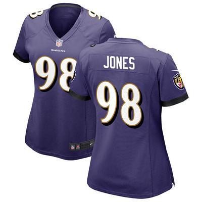 Men's Baltimore Ravens Nike Black Alternate Custom Game Jersey