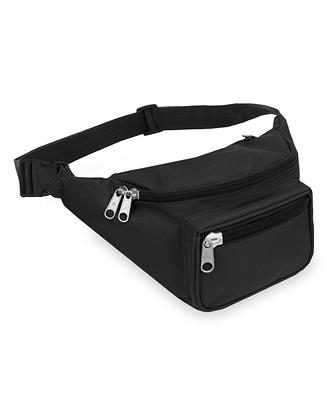 Everest Multiple Pocket Waist Pack (Black)