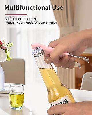 CYDW Mason Jar Opener Tool with Soft Touch Handle, No Lid Dents or Damage,  Can Opener Manual Multi-Purpose, Easy Twist Manual Handheld Top Remover