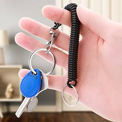 Cobee Coil Springs Keychain, 10 Pcs Retractable Coil Springs
