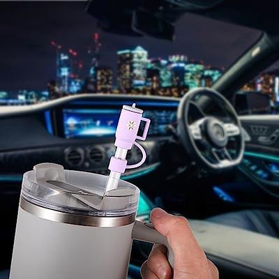 4Pcs Straw Cover Cap fit with Stanley Cup, Silicone Straw Stopper  Compatible with Stanley 30&40 Oz Tumbler with Handle and Straw, Mini Straw  Tip Cover, Cute Tumbler Cup Accessories for Stanley 