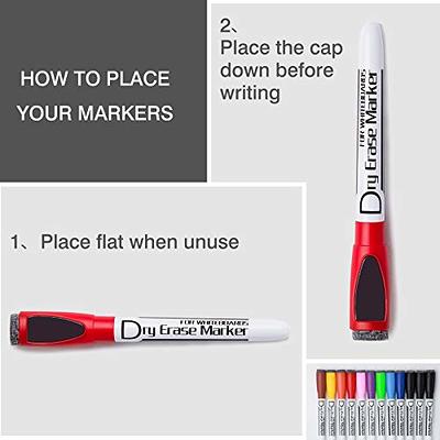 Volcanics Dry Erase Markers Low Odor Fine Whiteboard Markers