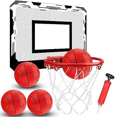 MoNiBloom Mini Basketball Hoop, Indoor Over the Door Mini Hoop and  Basketball Set, Basketball Mini Hoop