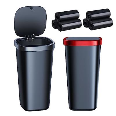 Car Cup Holder Trash Can Small Mini Trash Can Car Office Household Trash Can  (Black) 