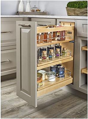 Rev-A-Shelf - 448-BC-5C - 5 in. Pull-Out Wood Base Cabinet Organizer