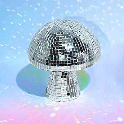 Mirror Disco Ball Decor with Hanging Ring 8 Large Gold Disco Ball