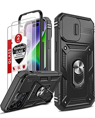 LeYi for iPhone XR Protective Case, Heavy Duty iPhone XR Case with Ring and  2PCS Screen Protector for Women Men, [Military-Grade] Shockproof Case with