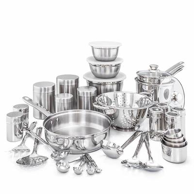 Tramontina Gourmet Ceramica Deluxe 10-Piece Cookware Set, Metallic Black