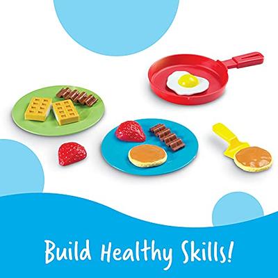 Theefun Play Kitchen Accessories Set: Play Kitchen Toys with Kids Pressure  Pot, Pan, Cooking Utensils and Cutting Play Food, Pretend Cooking Playset 