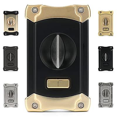 XIFEI Cigar Cutter Guillotine Stainless Steel with Spring-Loaded Relea