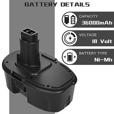 For Black & Decker 18V Battery 3.6Ah Replacement