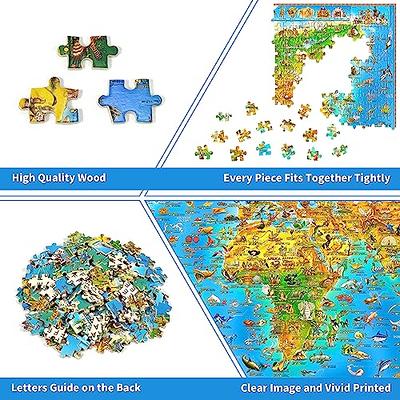 Wooden Jigsaw Puzzle 1000 Pieces | Sea World Animals | Unique Puzzle