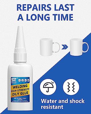 Welding High-Strength Oily Glue - 4 Packs Universal Super Glue Gel, Instant  Bonding in 10 Seconds, Strong Adhesion, Repairs Last A Long Time, Plastic Glue  for Metal, Plastic, Wood, Ceramics, Leather - Yahoo Shopping
