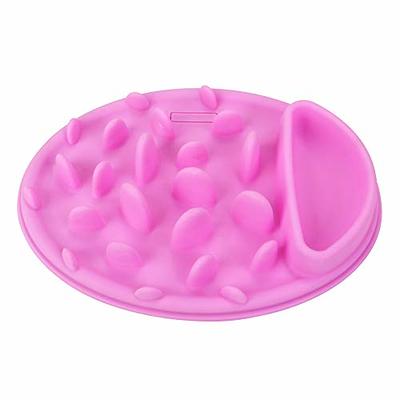 Pawow Slow Feeder Dog Bowls, Silicone Dog Bowl with Suction Cup, Dog Puzzle Feeder Interactive for Bloat Prevention, Slow Feeding Dog Bowl Pet for