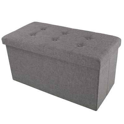 FLEXSTEEL Flex Pebble Dark Gray Live Smart Polyester Performance Fabric  Square 31 in. Storage Ottoman 9022092S31302 - The Home Depot