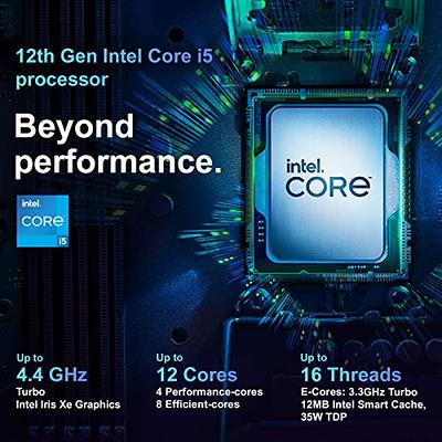 Intel NUC 12 Barebone Mini PC, Newest 12th Gen Core i5-1240P (12 Cores &  4.4GHz), Intel Mini Computer with WiFi 6E, 8K, Vesa Mounting Bracket (No  RAM