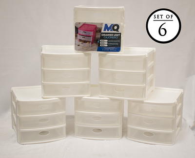 Boyel Living White 3-Drawer Storage Cabinet with Foldable Fabric Storage  Bins HYSN-63921WH - The Home Depot