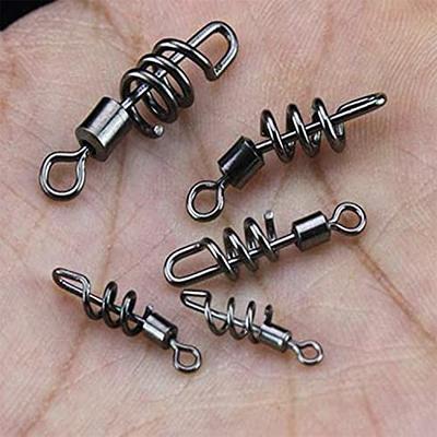 Zikablle 30pcs Quick Link Fishing Swivels Snap Fast Release