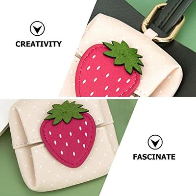 Gatuida Coin Pouch Cartoon Change Purse with Hook Mini Pocket Wallet Cute  Coin Purse Button Bag for Kids Girls(Strawberry Pattern) - Yahoo Shopping