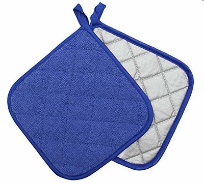 100% Cotton Terry Pot Holder Pack of 2 for Kitchen Everyday Basic