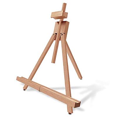 Miratuso Painting Easel, Folding Wooden Tabletop Easel Stand Holds