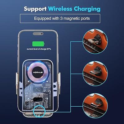  MEMOFO Wireless Car Charger, 15W Fast Wireless Charger for car  Auto-Clamping, fit for iPhone 15 14 13 12 11 Pro Max Xs, Samsung Galaxy S23  Ultra S22 S21 S20, S10+ S9+