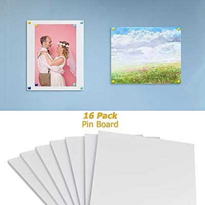 30 Pack 10x8 Inch Foam Boards, 5 mm Thick Foam Core Board 1/5 Inch White  Foam Sheet, White Polystyrene Poster Board Signboard for Presentations