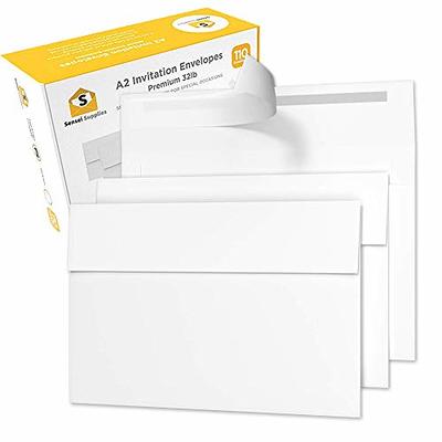 5x7 Envelopes for Invitations-100 pack envelopes for 5x7 Cards, Perfect for  Weddings, Greeting, Mailing-120 GSM Self Seal (White) - Yahoo Shopping