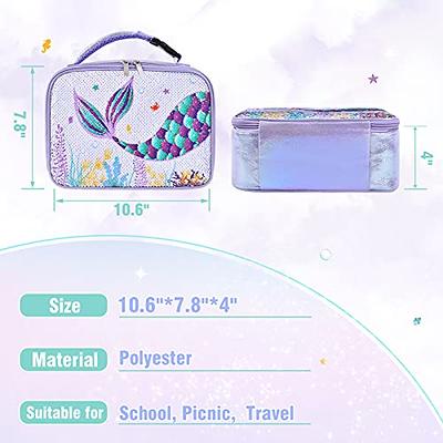 WERNNSAI Space Lunch Box - Insulated Lunch Bag for Boys Kids