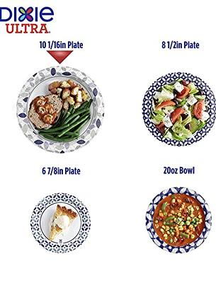 Dixie Ultra Paper Plates, 10 1/16 inch, Dinner Size Printed Disposable Plate,  186 Count (4 Packs of 46 Plates), Packaging and Design May Vary - Yahoo  Shopping