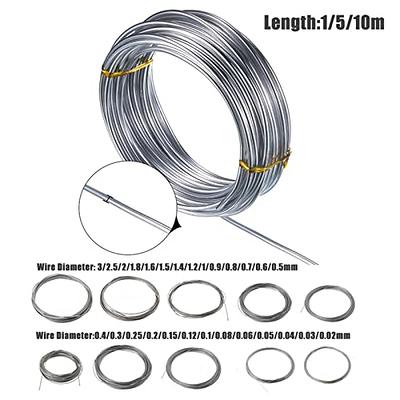 VNABO Wire Rope Cable Stainless Wire Diameter 0.02-3.0mm Length 1m/5m/10m  304 Stainless Steel Wire Single Bright Stainless Steel Wire Cable (Diameter  : 0.02mmx5m) - Yahoo Shopping