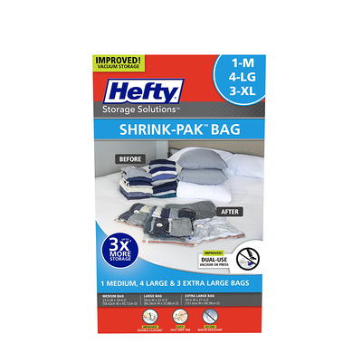 Hefty Shrink-Pak 2-Count Vacuum Seal Storage Bags in the Plastic