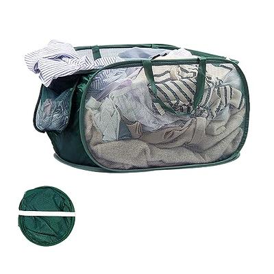 HEDONLEE Collapsible Laundry Basket, 70L Foldable Pop Up Laundry Hamper  with Handles, Mesh & Horizontal Dirty Clothes Hamper for Laundry, Bathroom,  Kids Room, Dorm,Travel or Camping (Green) - Yahoo Shopping