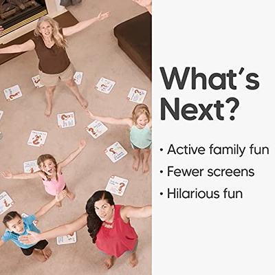 M&J Games What's Next? A Life-Size Game – Interactive Family Board Game.  Jumbo Size Game Creates Laughter and Fun for Ages 4+. Family Game Night  with