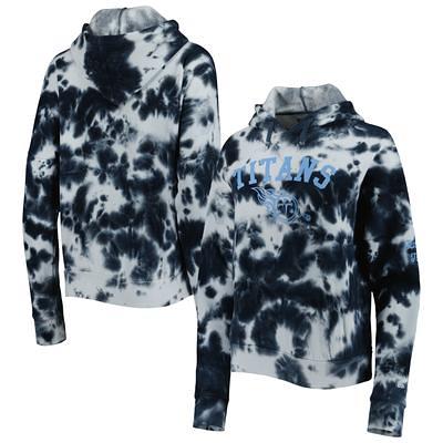 Women's New Era Royal Indianapolis Colts Cloud Dye Fleece Pullover Hoodie