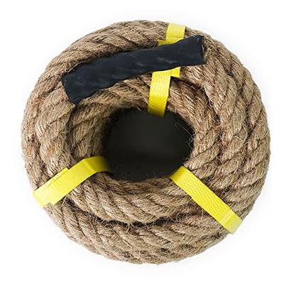 Nautical Rope for Crafts 100 Feet 5mm, Thick Hemp Jute Twine