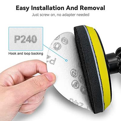 2 Hook & Loop Backing Pad with Removable Foam Layer - 1/4