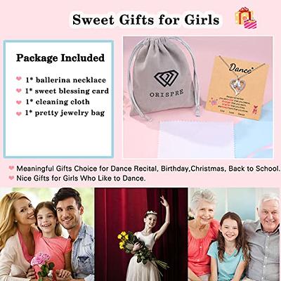 ORISPRE Dance Recital Gifts for Girls, Dancer Ballerina Gifts for